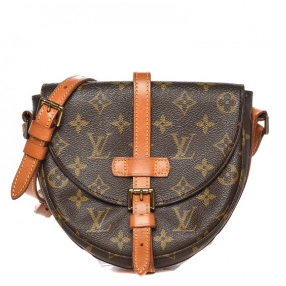 Authentic Louis Vuitton Vintage 1980s Chantilly Brown Monogram Crossbody - Picture 1 of 17